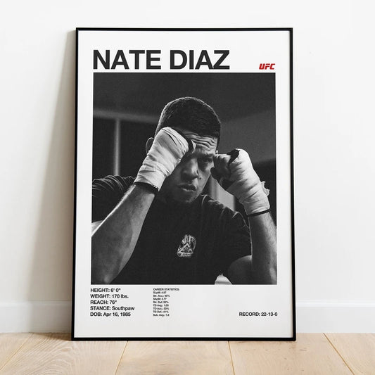 Nate Diaz UFC Poster