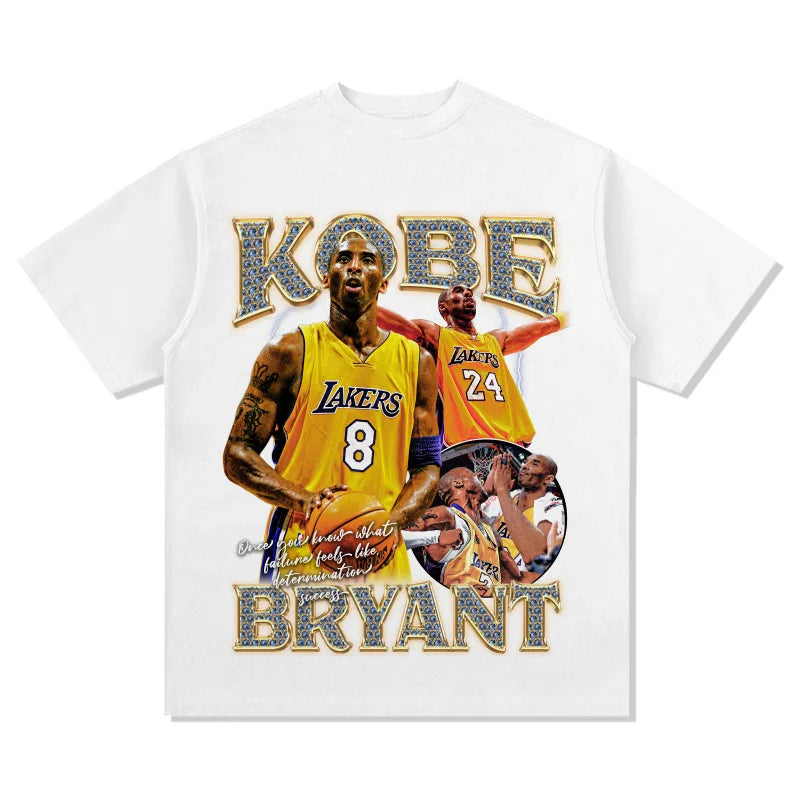 Kobe Bryant Crew Neck Graphic Tees