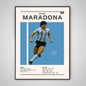 Diego Maradona Soccer Poster