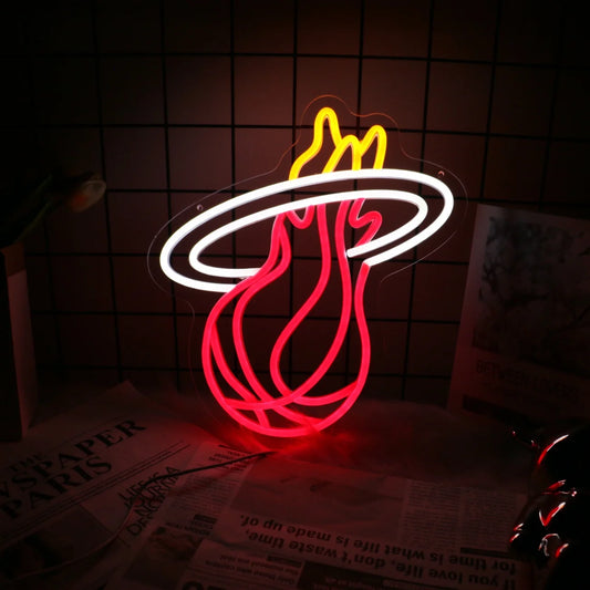 Miami Heat Neon Light