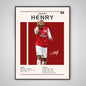 Thierry Henry Soccer Poster