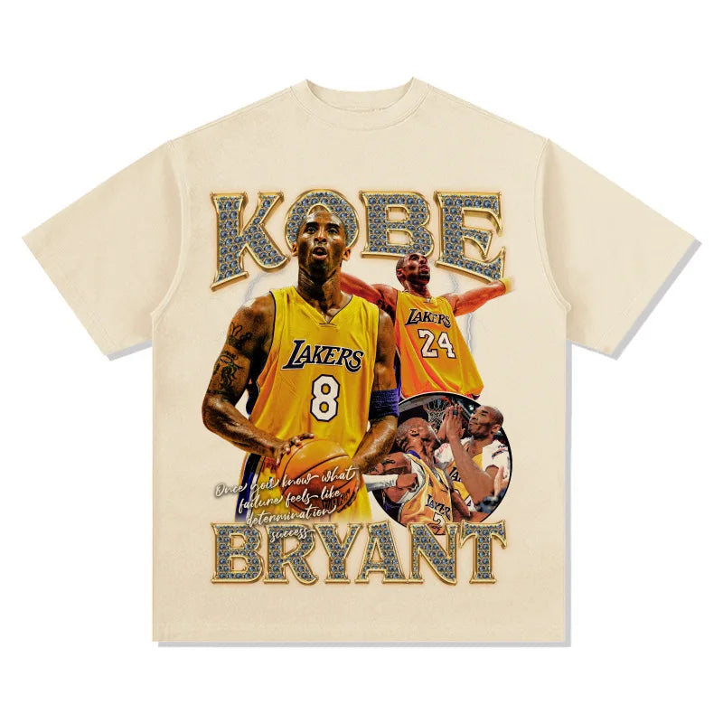 Kobe Bryant Crew Neck Graphic Tees