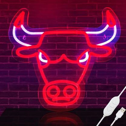 Chicago Bulls Neon Light