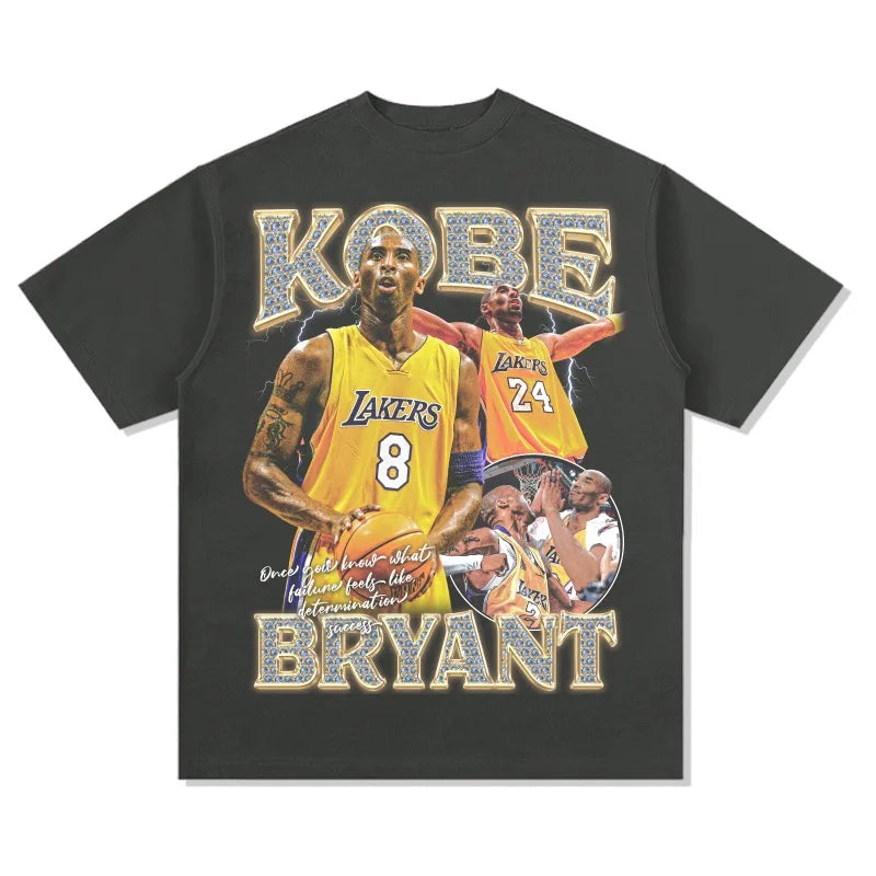 Kobe Bryant Crew Neck Graphic Tees