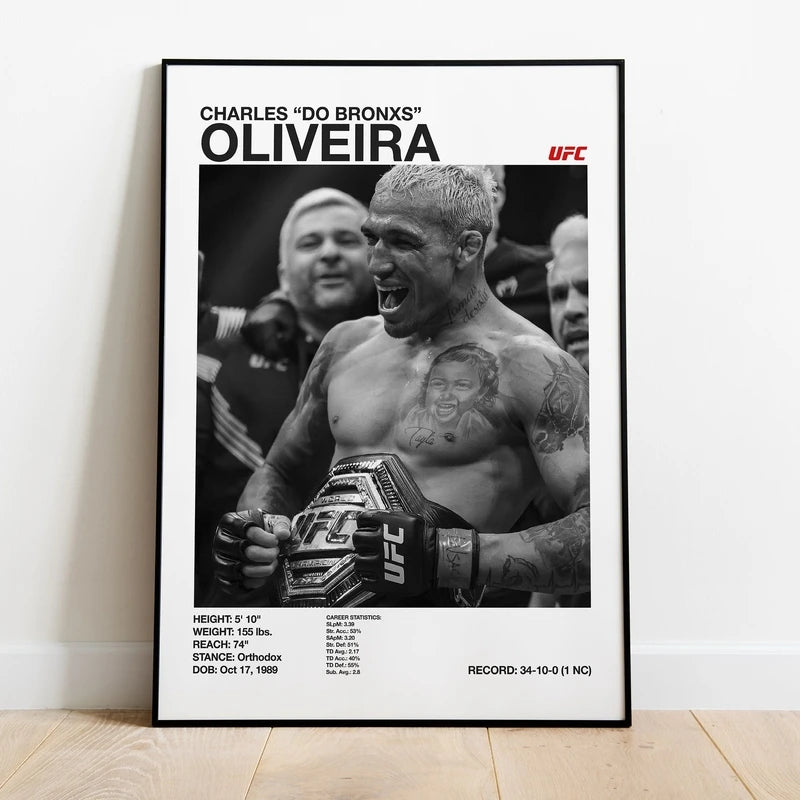 Charles Oliveira UFC poster