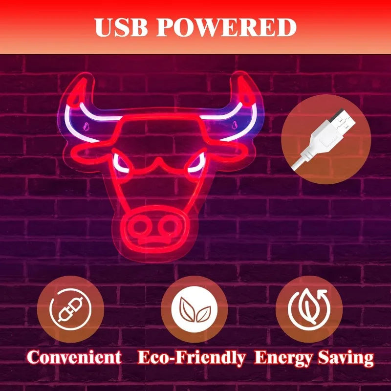 Chicago Bulls Neon Light