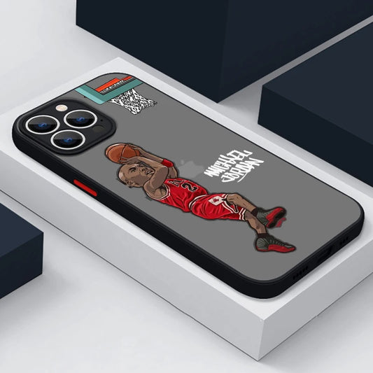 Michael Jordan Cartoon iphone Case