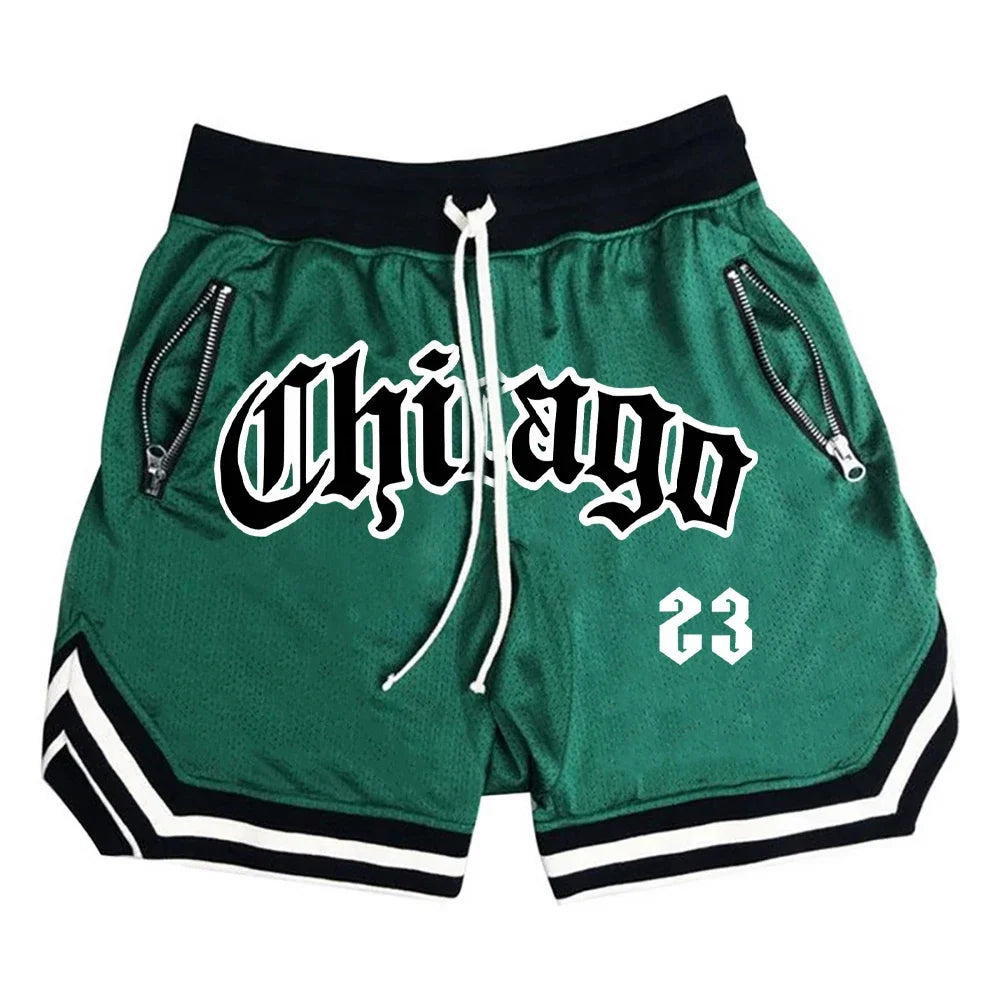 Chicago Bulls Zip Shorts