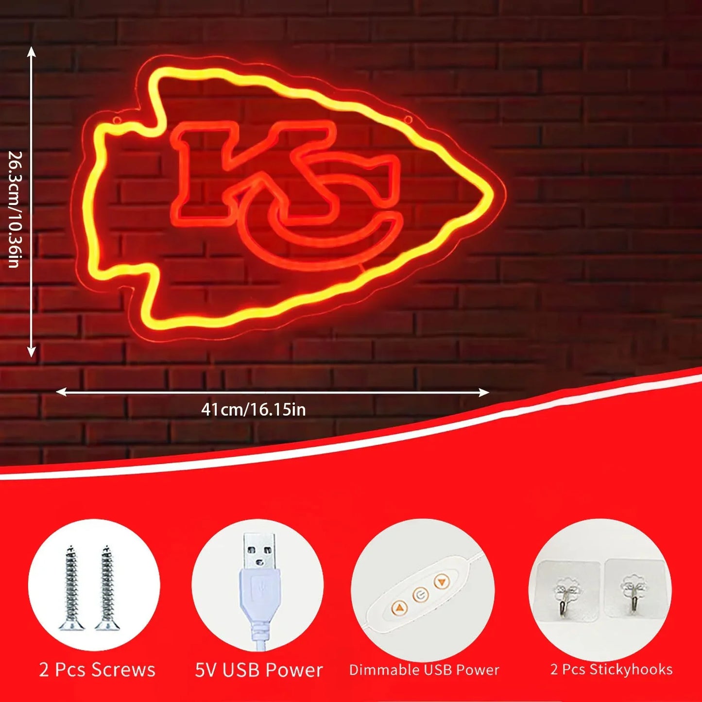 Kansas City Chiefs Neon Light